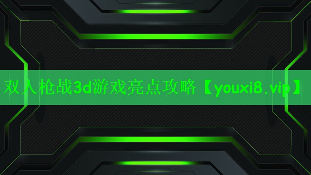 双人枪战3d游戏亮点攻略